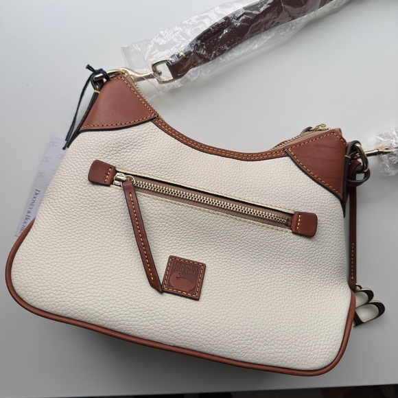 Dooney & Bourke White Pebble Grain Hobo Bag - Picture 5 of 13